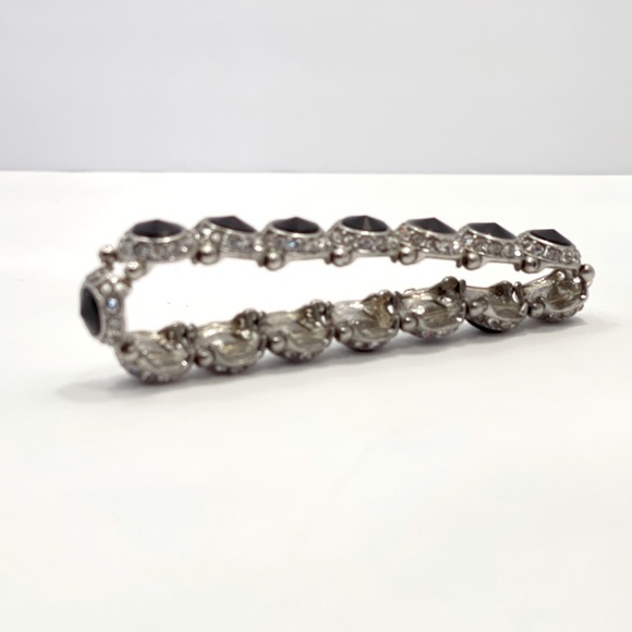 Beautiful Bracelet, Black and Silver, Flexible - Picture 4 of 4